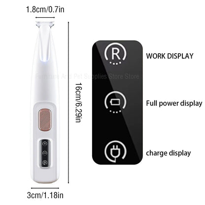 Pfoten-Trimmer mit LED – Präzise Pflege, sanft & wasserdicht!